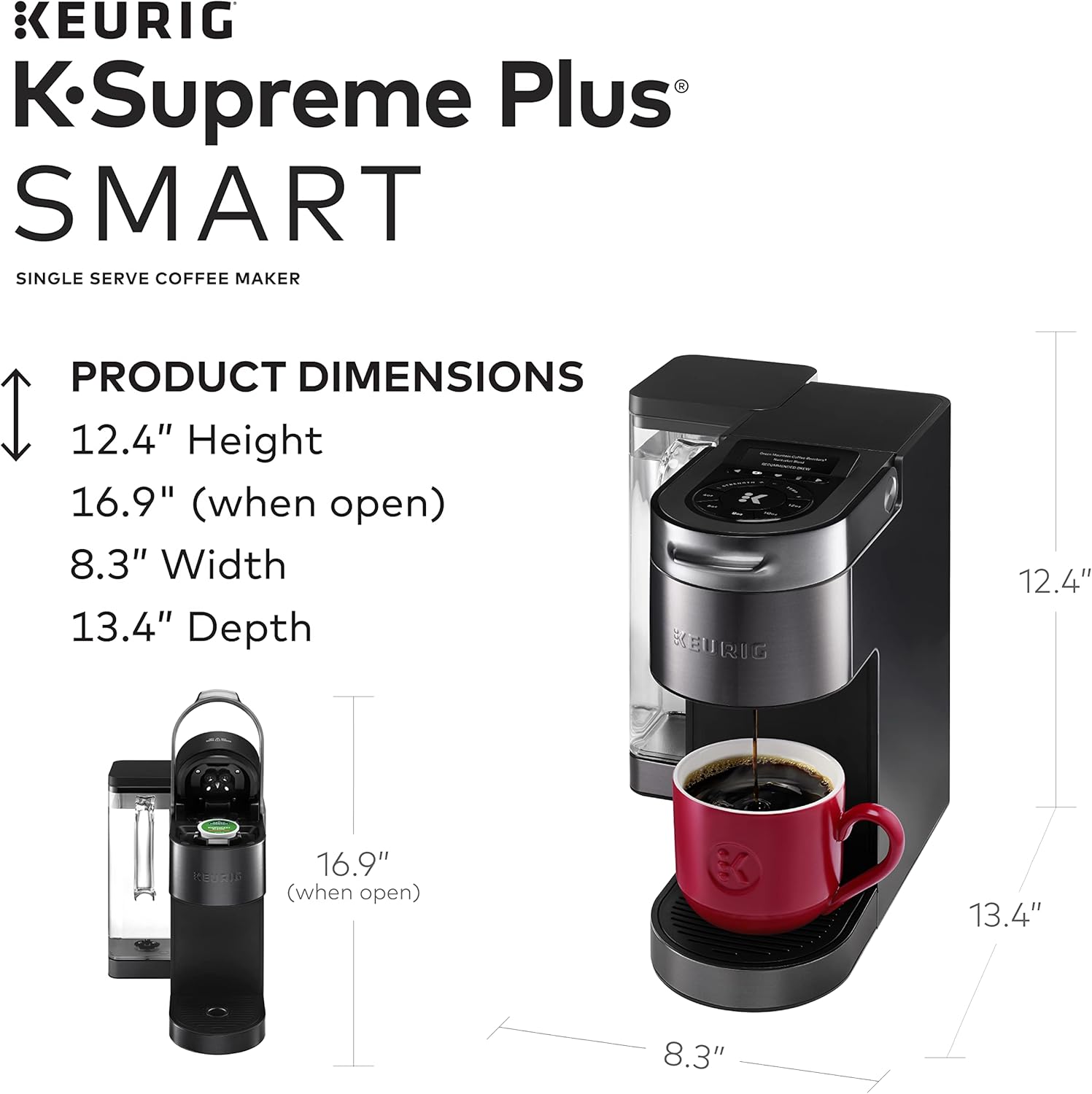 Single Serve Coffee Maker with Milk Frother S272318