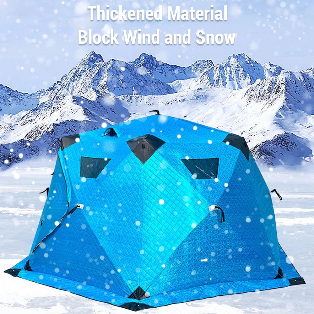 Insulated Ice Fishing Tent for 5 8 People D3545