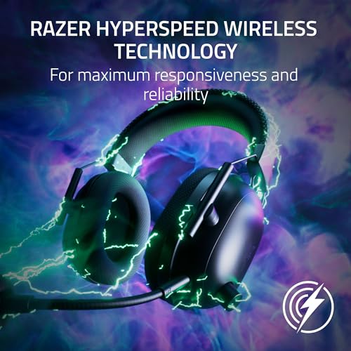 Black Wireless Gaming Headset with 50mm Drivers R61485