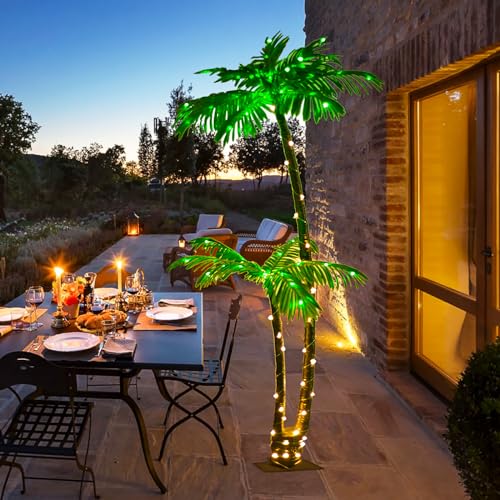 5Ft 121 LED Light Up Artificial Palm Tree A54722