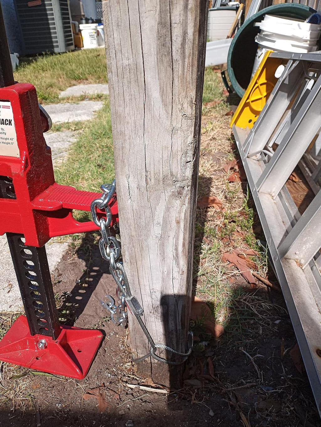 Remove Fence Poles Even Broken Posts J21768