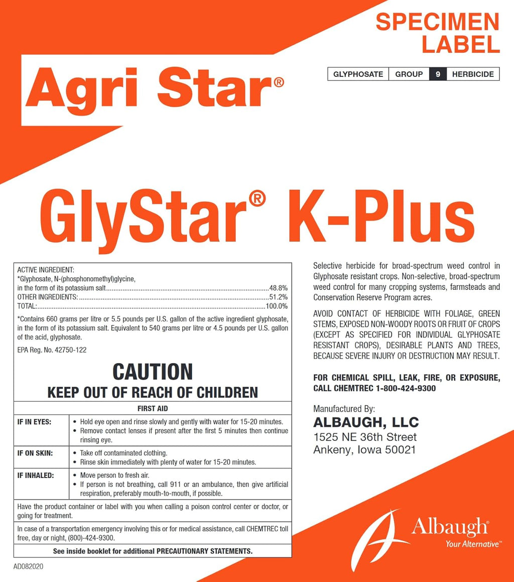 2.5 Gallons Glyphosate Concentrate with Surfactant W799599