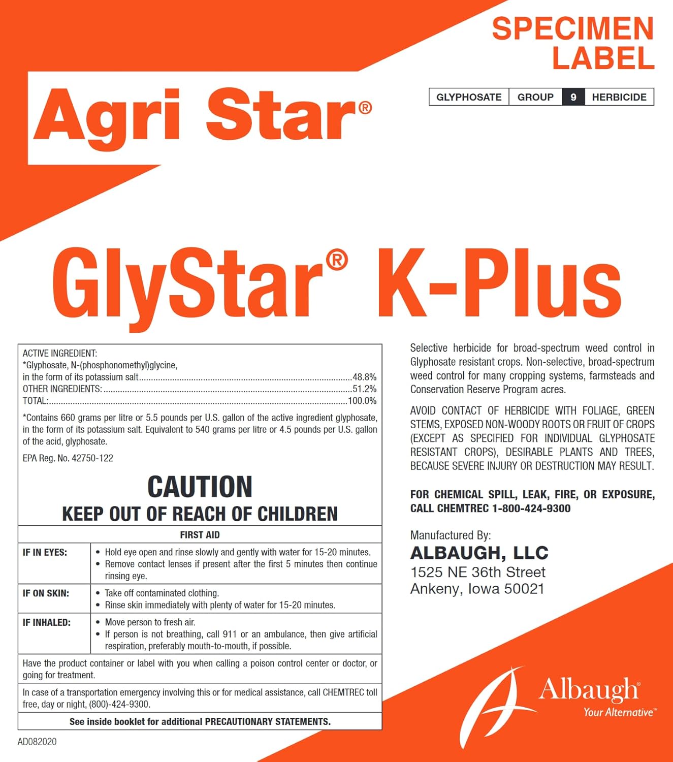 2.5 Gallons Glyphosate Concentrate with Surfactant W799599