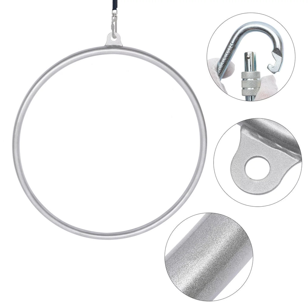 33.5" Yoga Ring Aerial Lyra Hoop Gymnastic Equipment T561