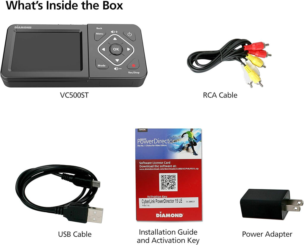 Digital Converter for Composite/S-Video RCA AV Video Capture X7421