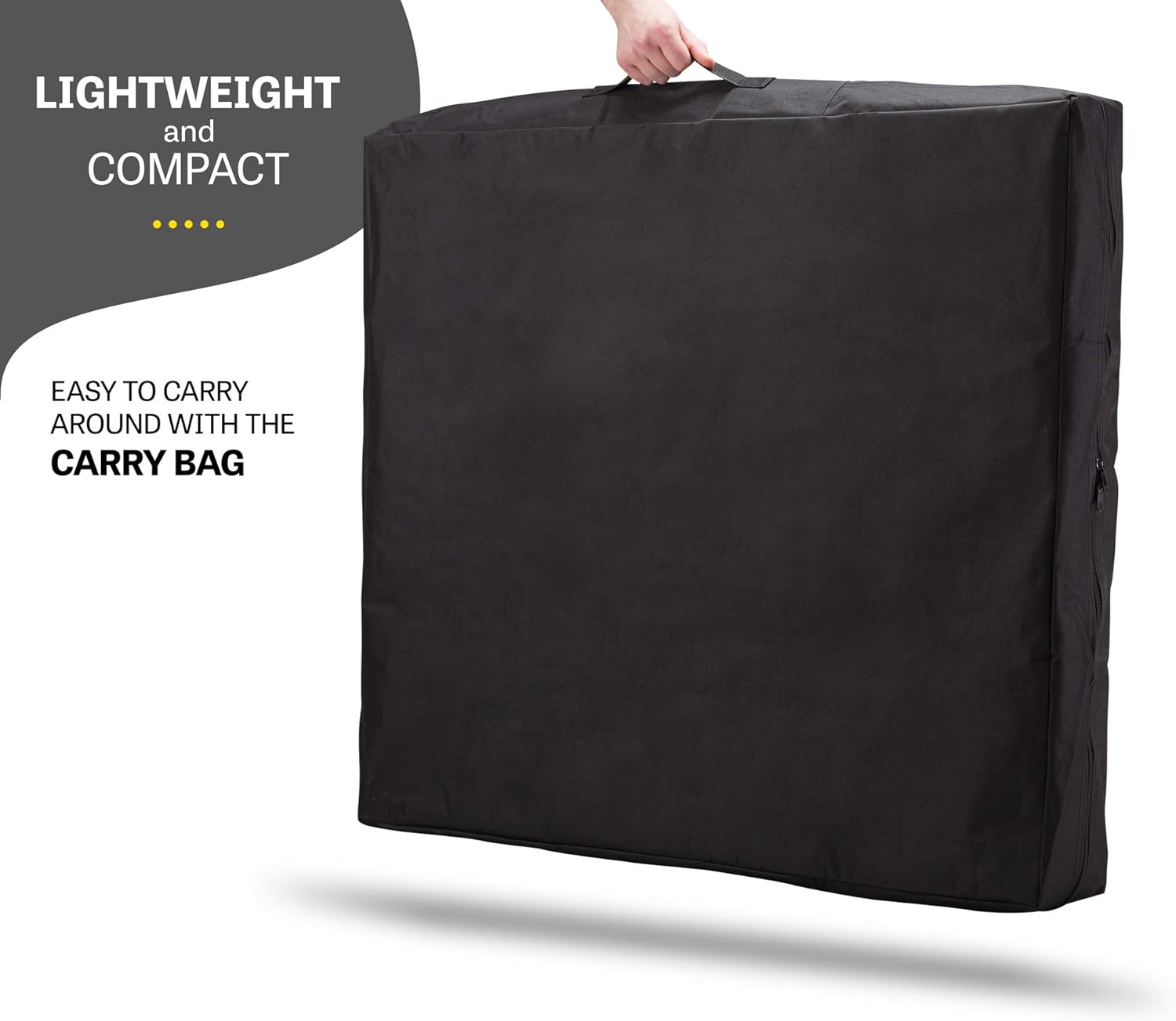 Folding Bed with Memory Foam Mattress and Carry Bag V3089