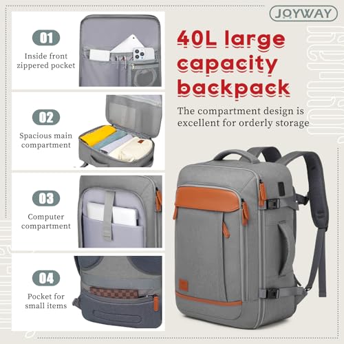 Expandable Carry on Luggage Suitcase with Spinner Wheels Q1226