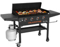 4-Burner 36 Propane Griddle Cooking Station with Hard Cover Q499748