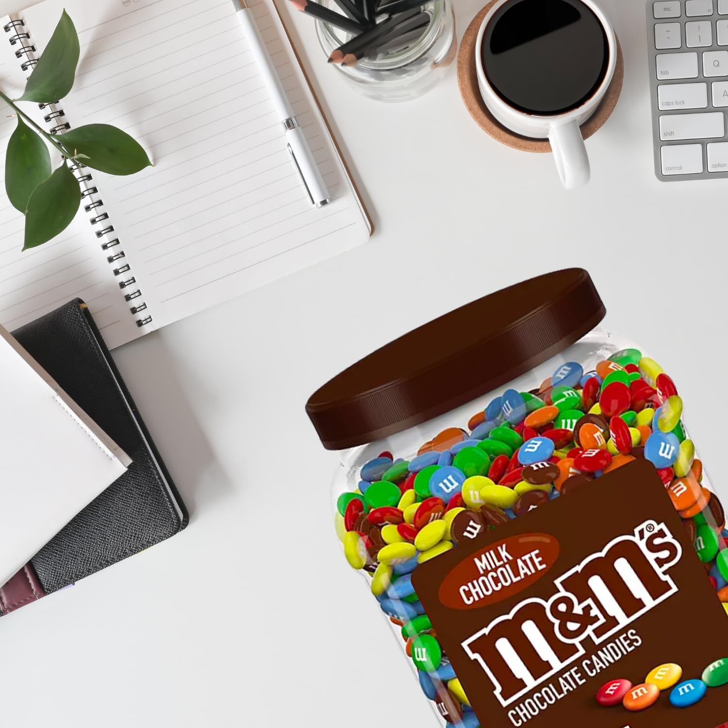 62oz Chocolate Peanut Jar and Milk Chocolate Jar (Pack of 2) P6915