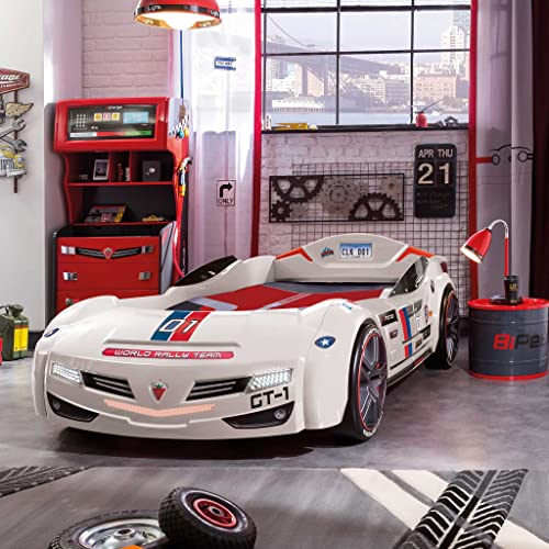 Black Kids Race Car Bed Frame Z55524