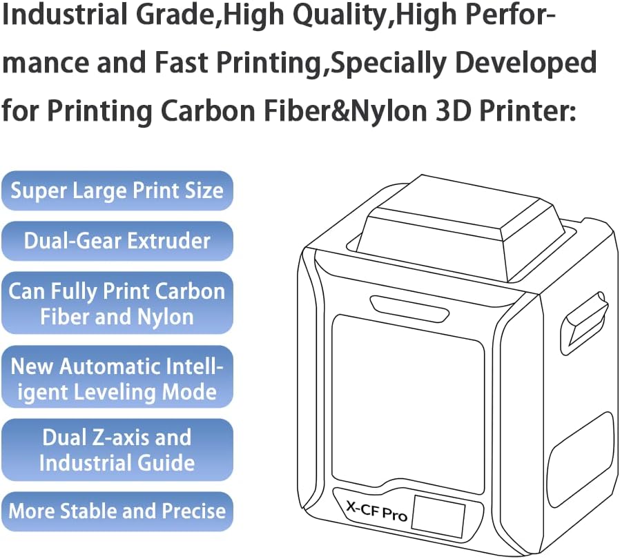 Industrial Grade 3D Printer with Automatic Leveling O53321