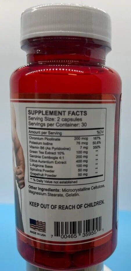 60 Capsules Appetite Support Slimming Capsules W20846
